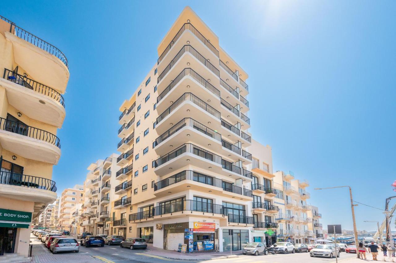 Islet Promenade Seafront Family Apartment With 2 Balconies By Getawaysmalta 세인트폴스베이 외부 사진